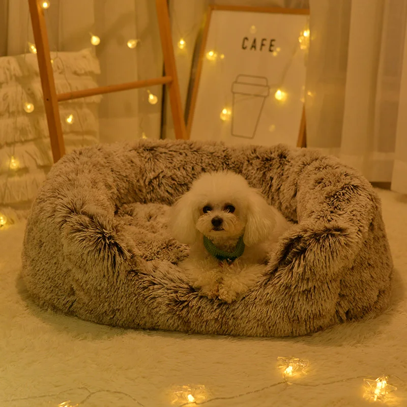 

Small Dog Cat Bed Winter Warm Four Seasons Fully Detachable Universal Small Dog Teddy Dog Supplies Kennel Dog Cat Kennel