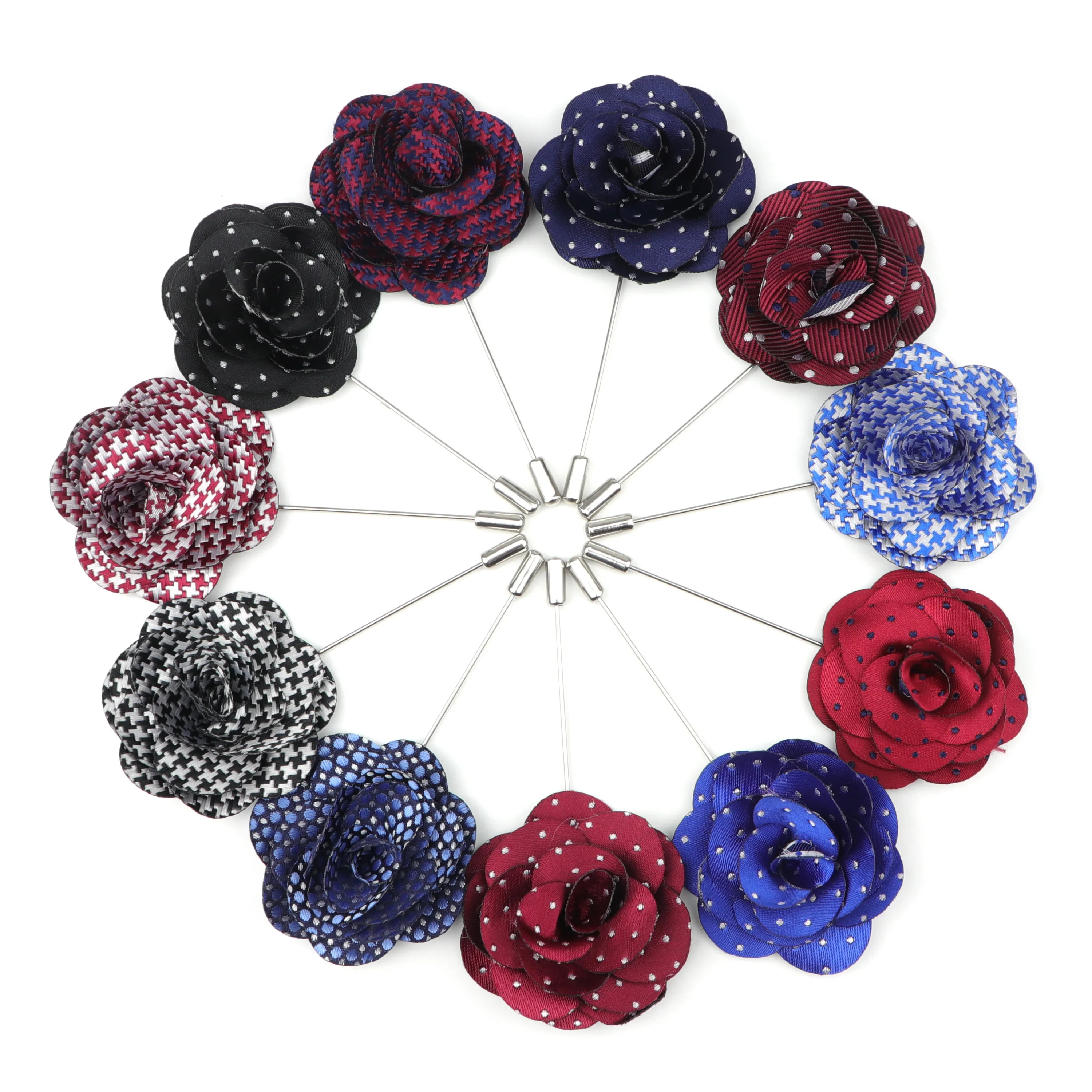 Модный Цветок-бутоньерка цветная палочка для точечной клейки отворот булавка