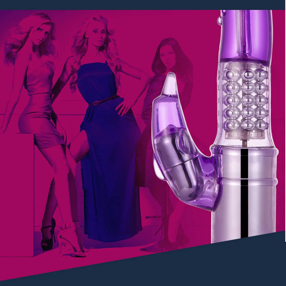 Многоскоростной вибрирующий фаллоимитатор Вибратор Кролик для точки G массажер |