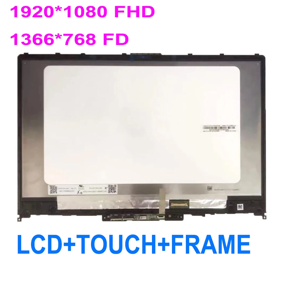 Beste 14 Inch Lcd Voor Lenovo Ideapad Flex-14API 81SS 81SS000DUS Led Lcd Touch Screen Digitizer Vergadering Frame 1920X1080 Fhd