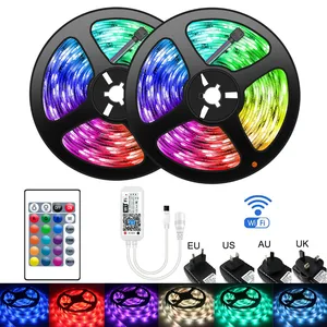 Беспроводной светодиодный rgb-контроллер ZGX, 30 светодисветодиодный, sm, 5050 RGB Светодиодная лента, водонепроницаемая неоновая лента, Диодная лента, адаптер 12 В для кухни