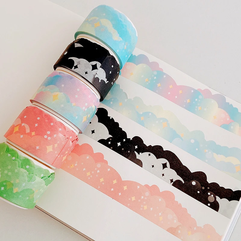 Милые облако звезды Ландшафтные васи ленты украшения Скрапбукинг DIY дневник