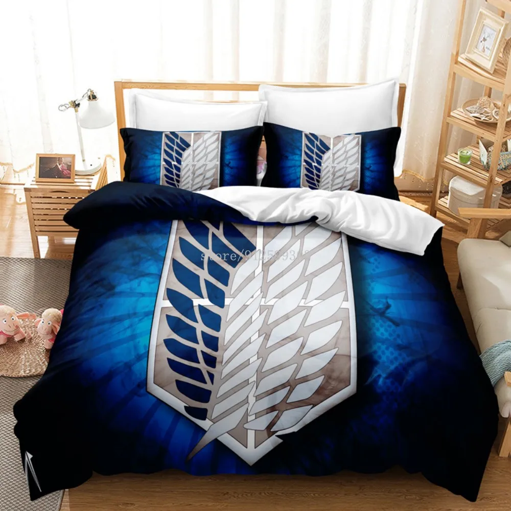 

Комплект постельного белья из мультфильма «атака на Титанов», 3 предмета