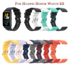 Ремешок силиконовый для наручных часов Huawei Honor Watch ES, спортивный мягкий браслет для смарт-часов Garmin CAME, Galaxy Active 2 Band, Correa