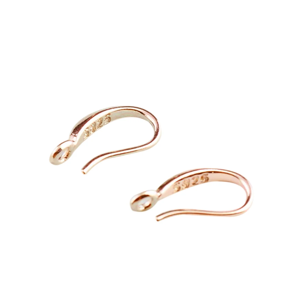 10X Ear Wire Earring Hook Components Women Jewelry Fittings Fabala Simple Style Making Findings Copper Design DIY Accessories | Украшения и