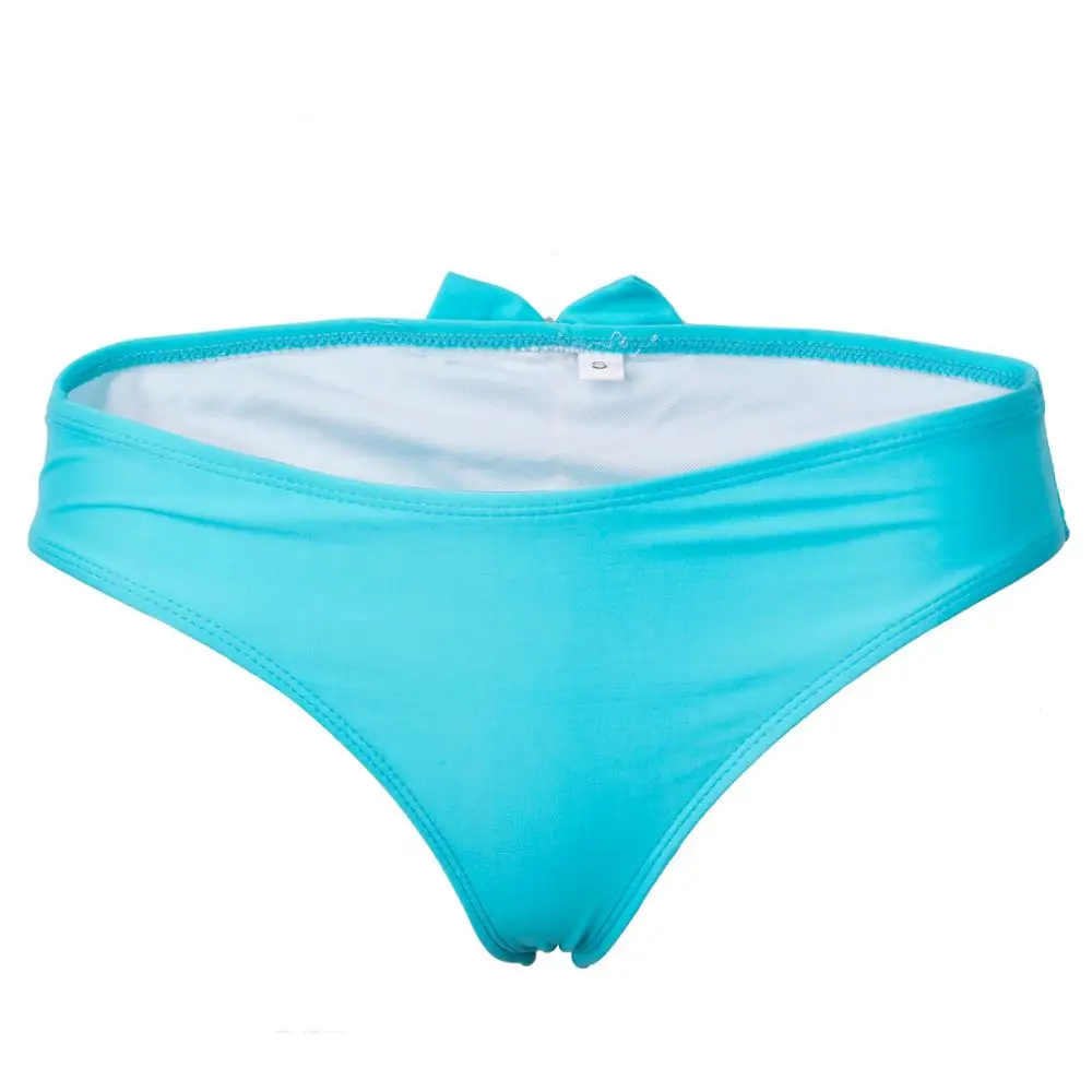 

Summer Women Sexy Swimwear Panties HOT Sexy Women Summer Solid Low Waist Bow Swimwear Panties Briefs