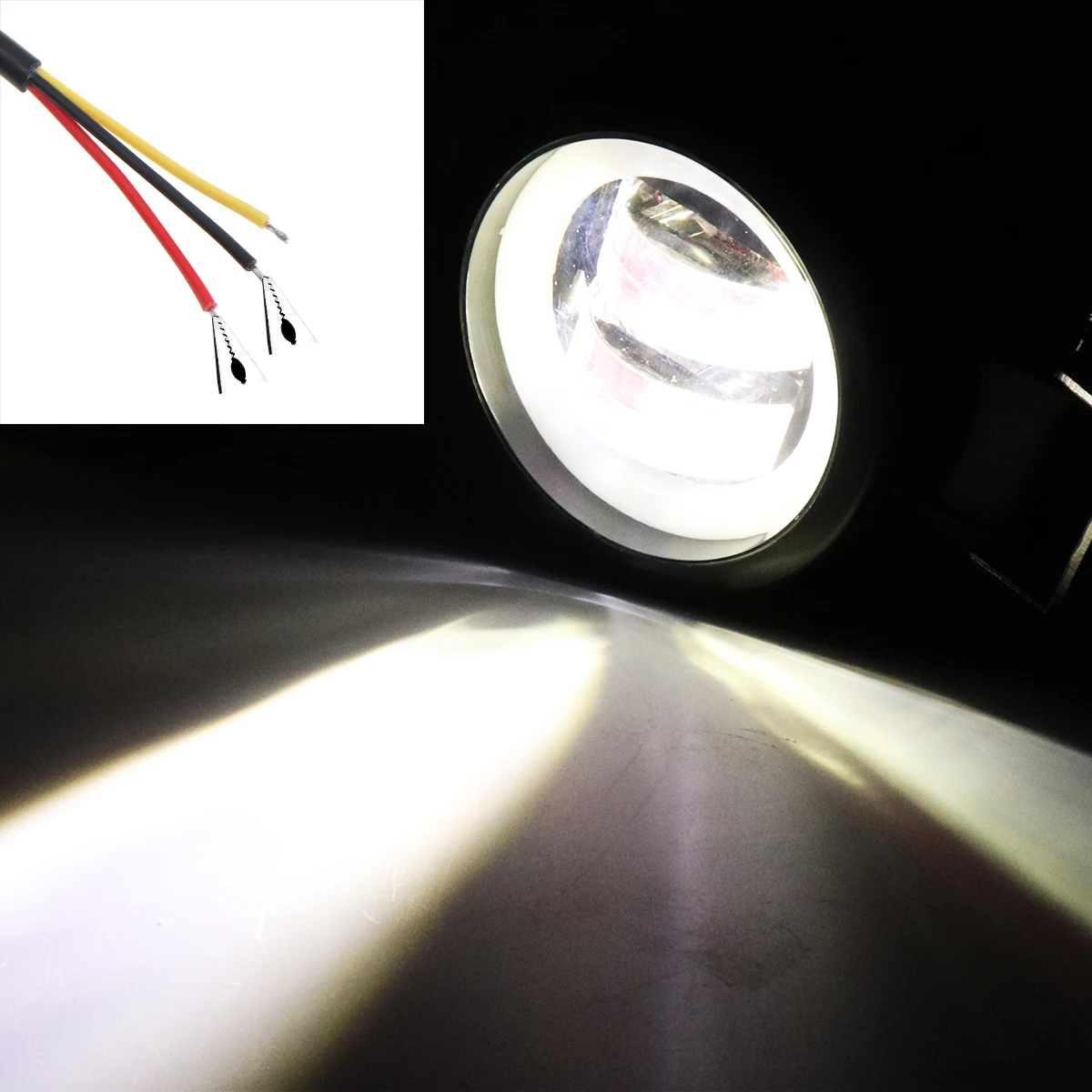 Автомобильный противотуманный светильник 3 дюйма 20 Вт 6000 К светодиодный рабочий