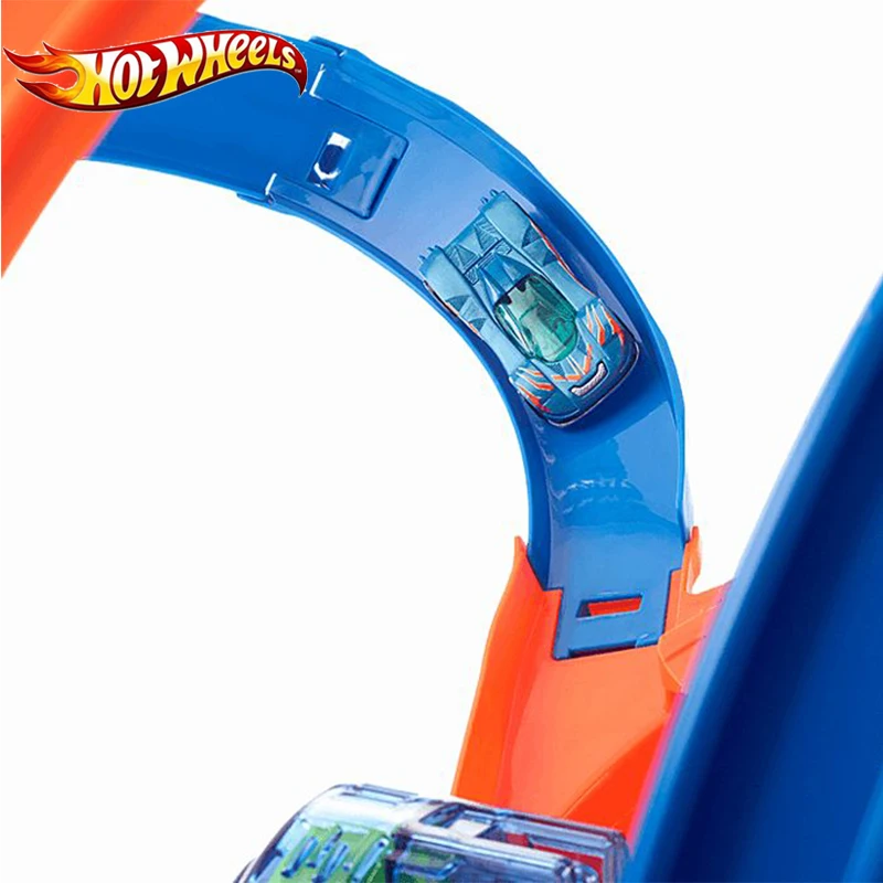 Hotwheels Kids Toys Sport Car Racing Track Corkscrew Crash Play Set 360 Degrees Ring FTB65 Original Box For Kid Gift | Игрушки и хобби