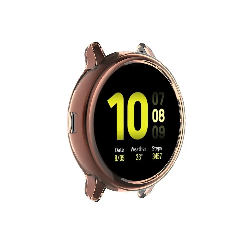 Для Samsung Galaxy Watch Active 2 44 мм 40 мягкий ТПУ чехол для Active2 Силиконовый противоударный