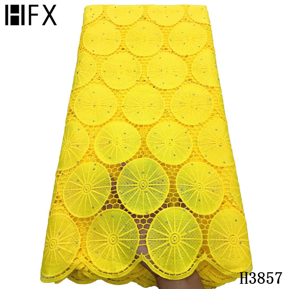 HFX Королевский синий Новинка 2021 Африканские кружева высокого качества вышивка