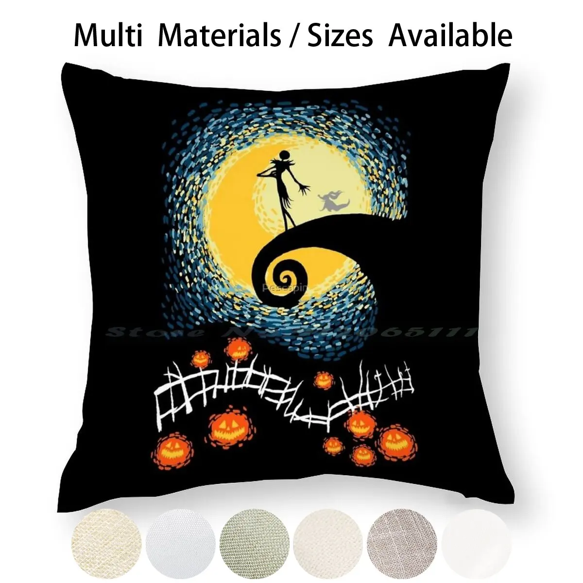 Чехол для подушки с рисунком звездного кошмара наволочка из хлопка и льна чехол