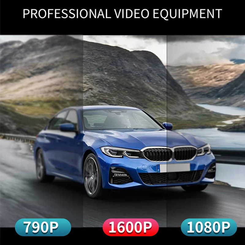 Автомобильный видеорегистратор Sameuo мини-камера для приборной панели full hd 1080P с