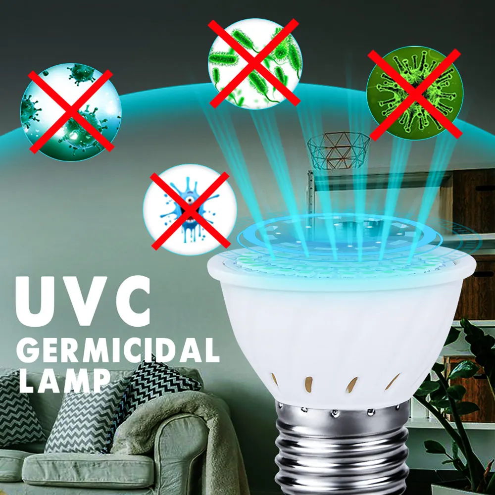 E27 дезинфекционный светильник кукуруза УФ бактерицидная лампа УФС