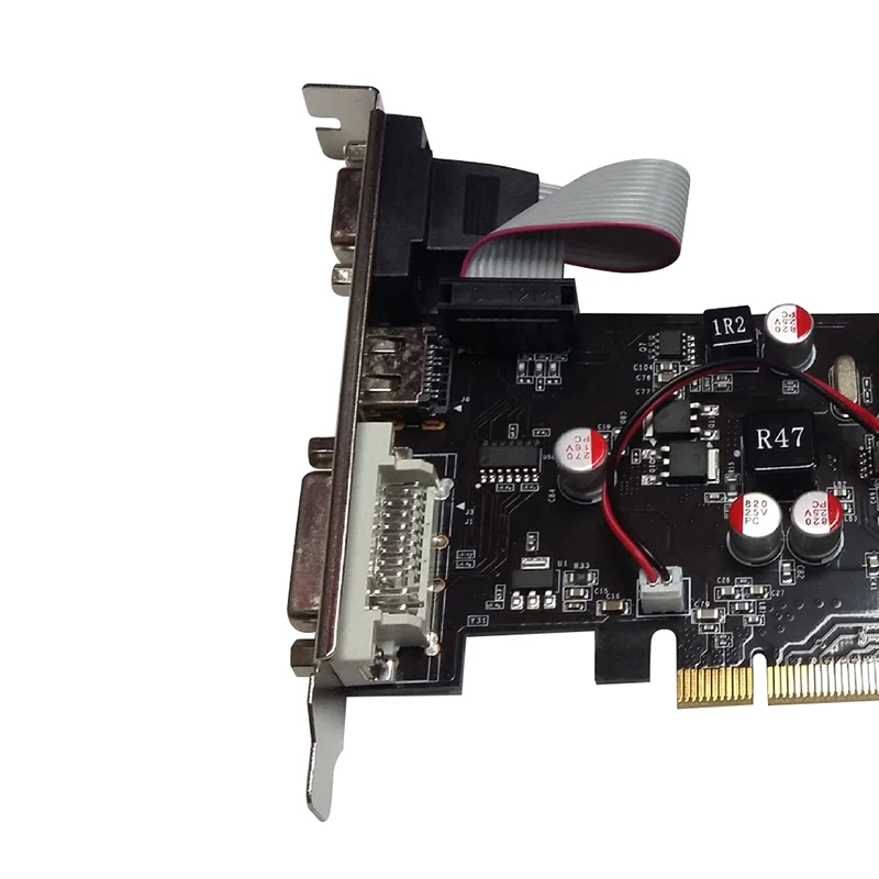 With NVIDIA Half Height Graphics GT610 1GB GT 610 1G D2 64bit Card |