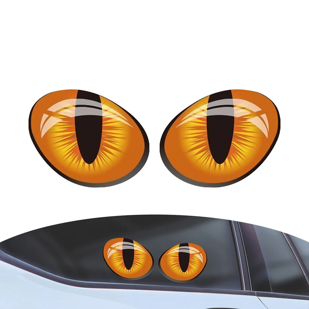 Искусственное зеркало заднего вида 3D Автомобильные наклейки украшения для