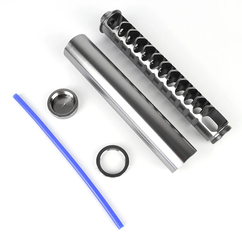 10 Inch Car Fuel Filter Spiral Increase 1/2-28 5/8-24 Single Core Black Titanium Tube For NaPa 4003 WIX 24003 | Автомобили и