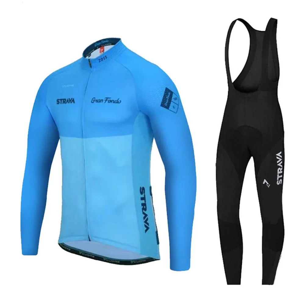 STRAVA осень с длинным рукавом Велоспорт Джерси костюм ropa ciclismo велосипедный костюм горный велосипед Джерси форма 20D