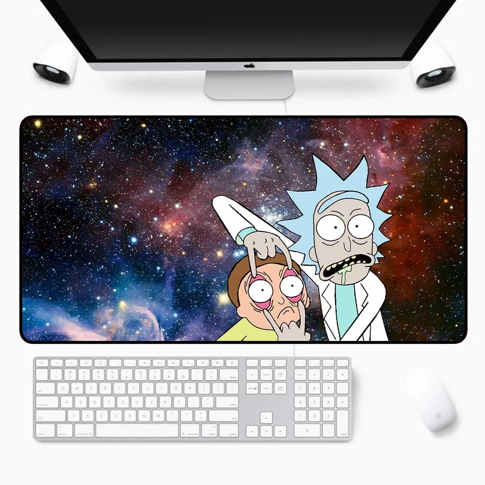 

XGZ самый продаваемый большой игровой коврик для мыши Morty Anime, компьютерный геймерский коврик для мыши XxL, блокировка клавиатуры ноутбука, Нас...