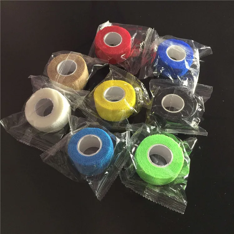 

BD147 Best quality classical Self-adhesive Non-woven Fabrics Colorful Bandage For Sports Safety more 10colors