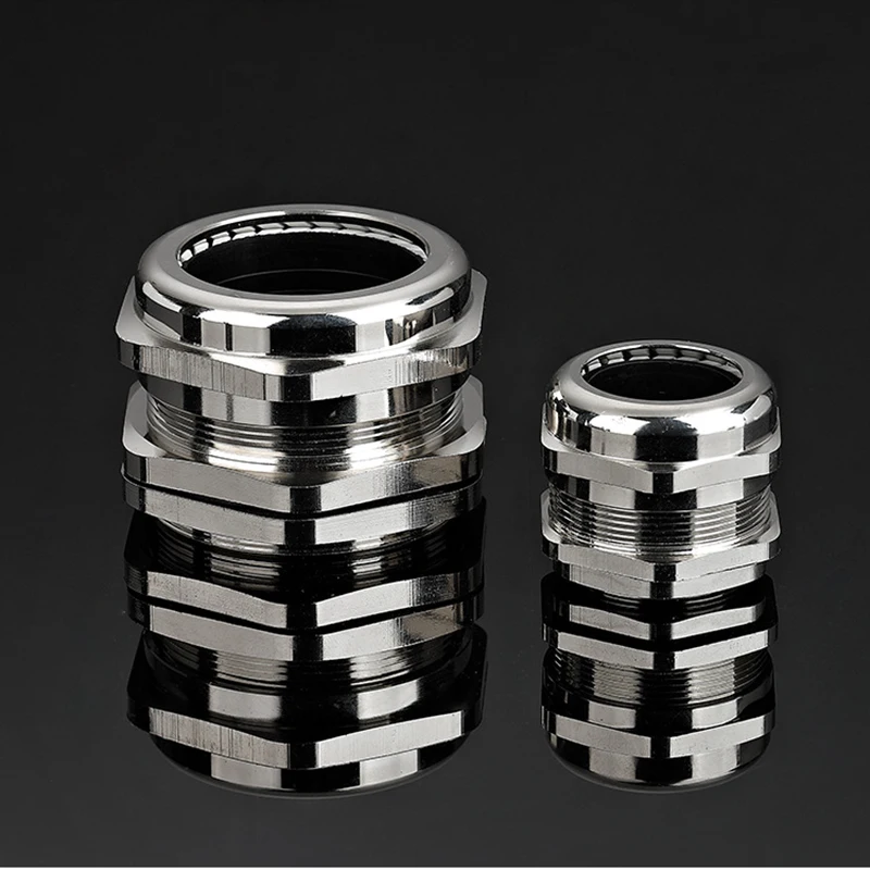 

Metric M48 - M100 approximately brass nickel plated metal cable waterproof joint sealing glen head cable fixed head