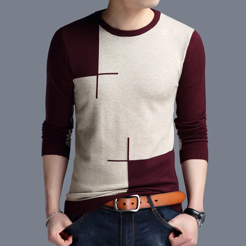 

NEW Winter New Arrivals Thick Warm Cotton Sweaters O-Neck Wool Sweater Men Brand Clothing Knitted Cashmere Pullover