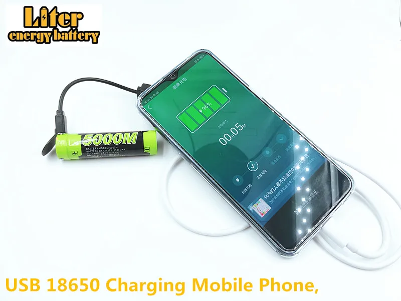 Зарядное устройство для мобильных телефонов 2 шт. 5000 м USB 18650 3 7 В 3500 мАч