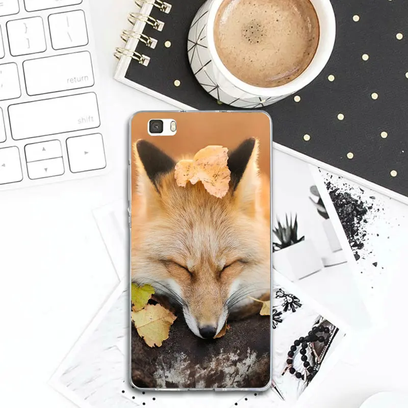 Чехлы из мягкого ТПУ С Рисунком Листьев леса для Huawei P8 P9 P10 P20 Lite Mate 10 Pro Y5 Y6 II Y7 Honor 6X