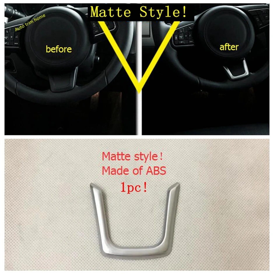 

Lapetus Matte Interior Refit Kit Electrical Handbrake / Door Bowl / Gearbox / Air AC Cover Trim For Jaguar E-pace 2018 2019 2020