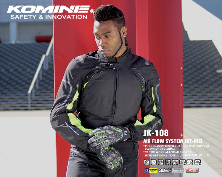 KOMINE JK018 JK 108 высокая производительность Сопротивление падения одежда гоночные
