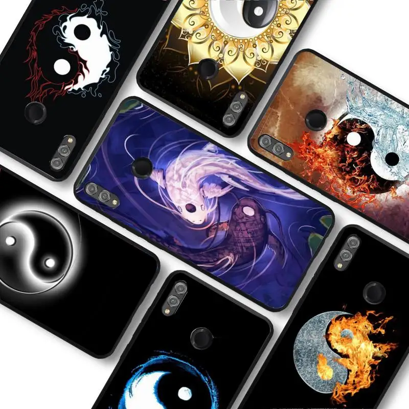 

Eight Diagrams Taiji Yin Yang Phone Case For Huawei honor 10Lite 10i 20 8x 10 Funda for Honor 9lite 9xpro Back Coque