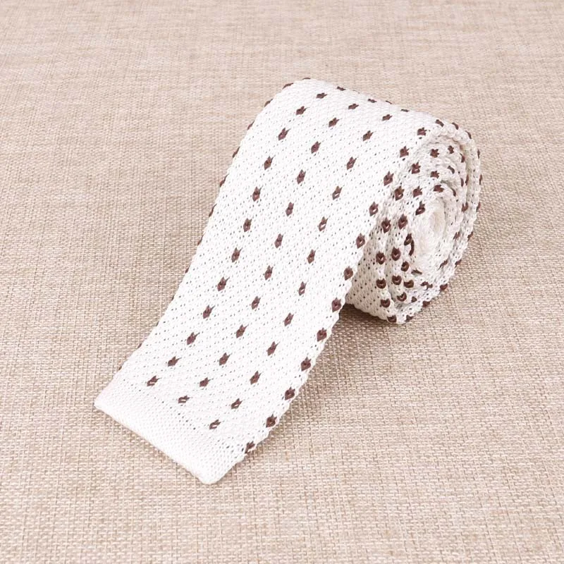 

5.5cm Knitted Necktie Men's Suits Knit Tie Plain Necktie For Wedding Dress Suits Bridegroom Corbatas Ties Custom Logo