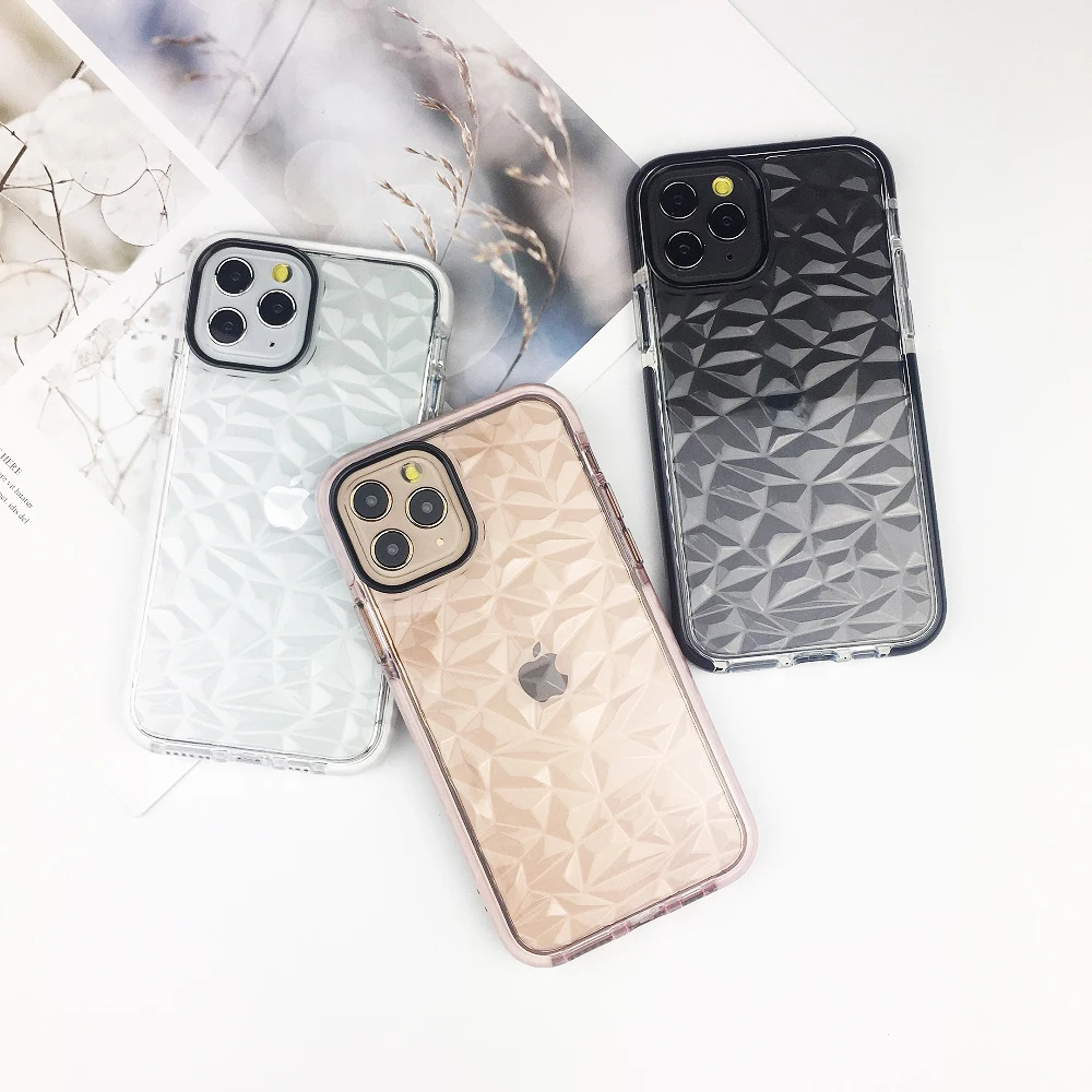 3D Алмазный Узор мобильный чехол для телефона iPhone 1111Pro Max X XR XS 6S 7 8 Plus Мягкий ТПУ