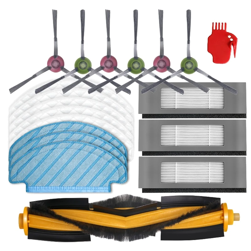 

Suitable for Ecovacs Deebot OZMO T8 Vacuum Cleaner Roller Brush, Filter, Side Brush, Mop Accessory Kit