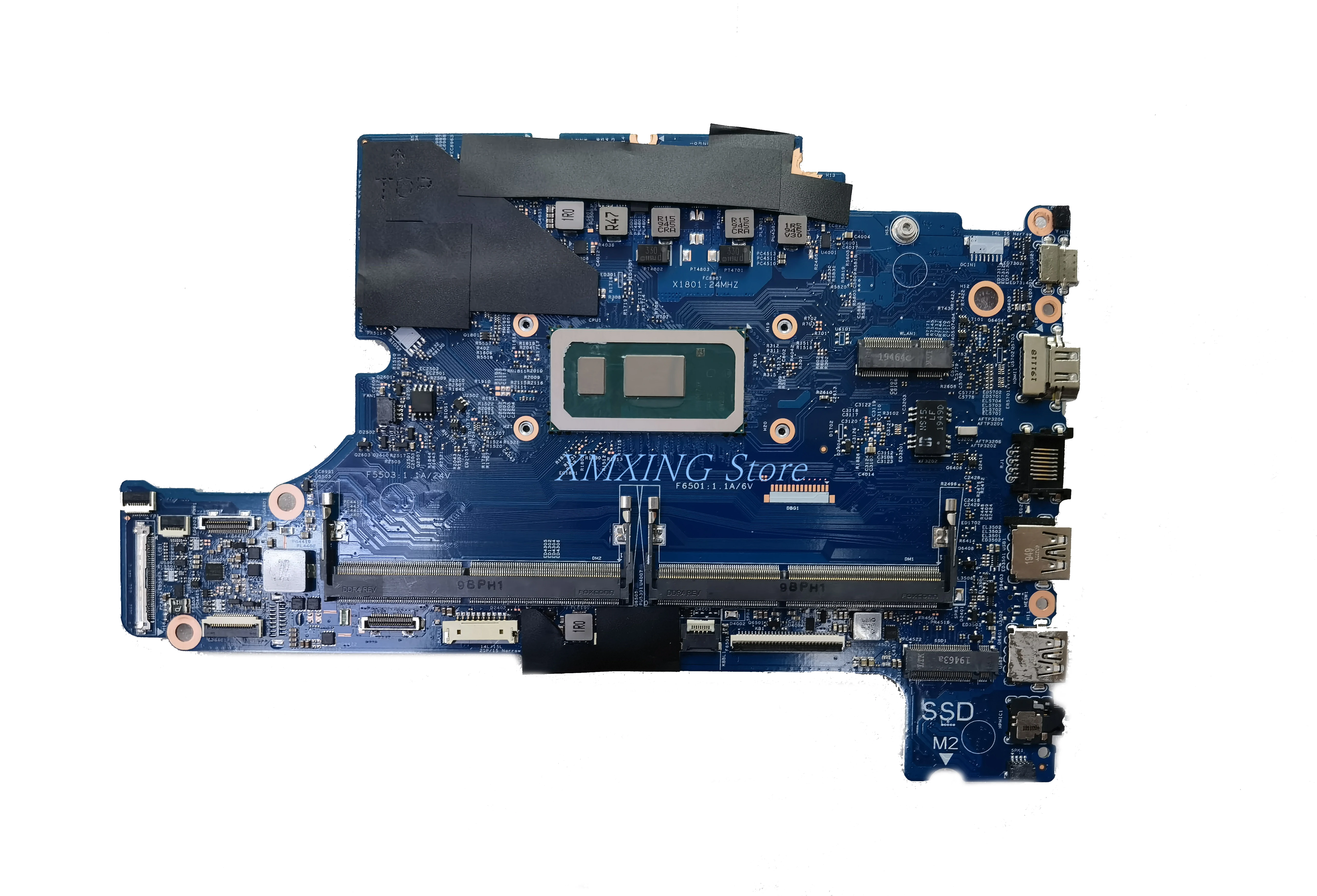 FULCOL для DELL INSPIRON 3500 3400 Материнская плата ноутбука Процессор I3-8145U 17938-1 CN-0X7J0V 0X7J0V X7J0V