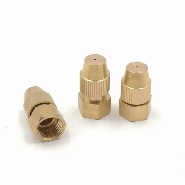 1 of 4 Brass 1/" водяной распылитель, Охлаждающая насадка для мытья пыли, охлаждение для поливки в саду аксессуары для полива - Цвет: 1 of 4 Brass