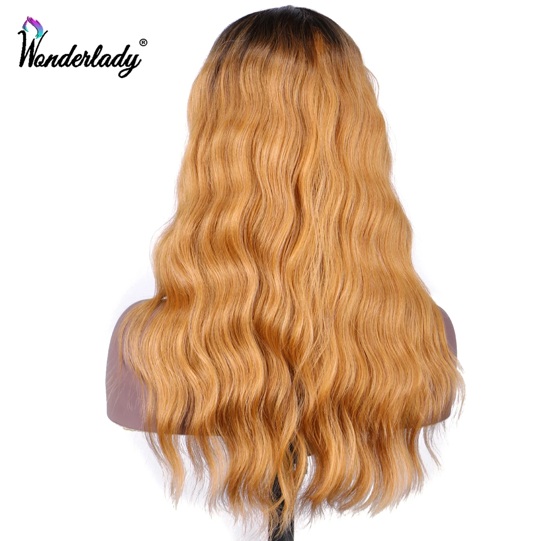 Длинный парик из синтетического кружева с естественной волной для женщин WonderLady