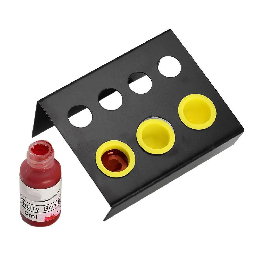 Пигментный контейнер с 7 отверстиями из нержавеющей стали держатель для чернил