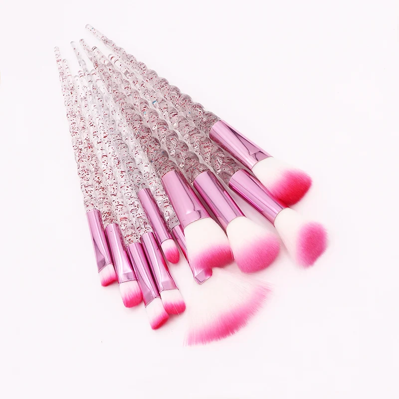 10 шт. набор розовых кистей для макияжа | Красота и здоровье