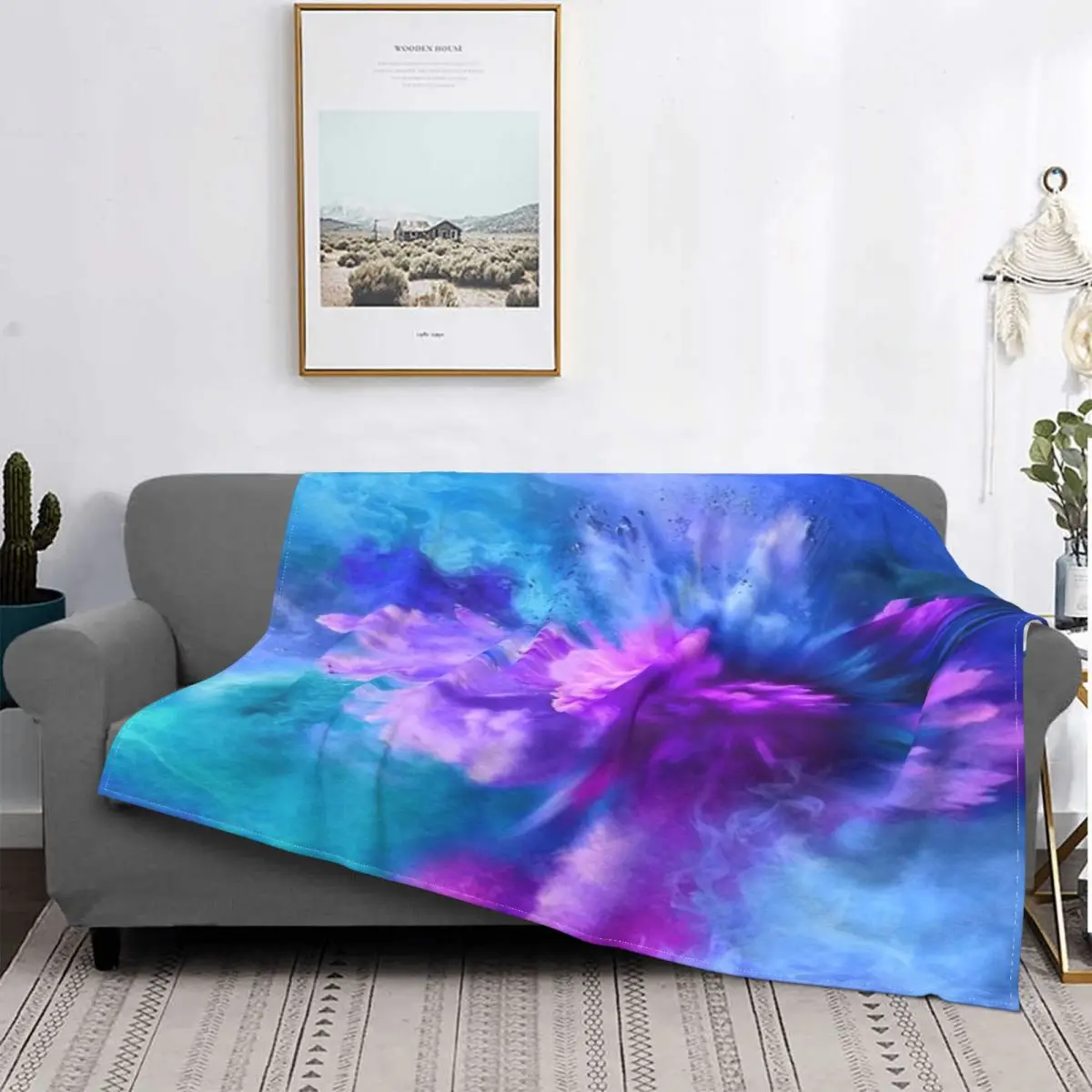 

Manta colorida antipolvo, colcha a cuadros para cama, colcha para Picnic, toalla de playa de lujo, 150