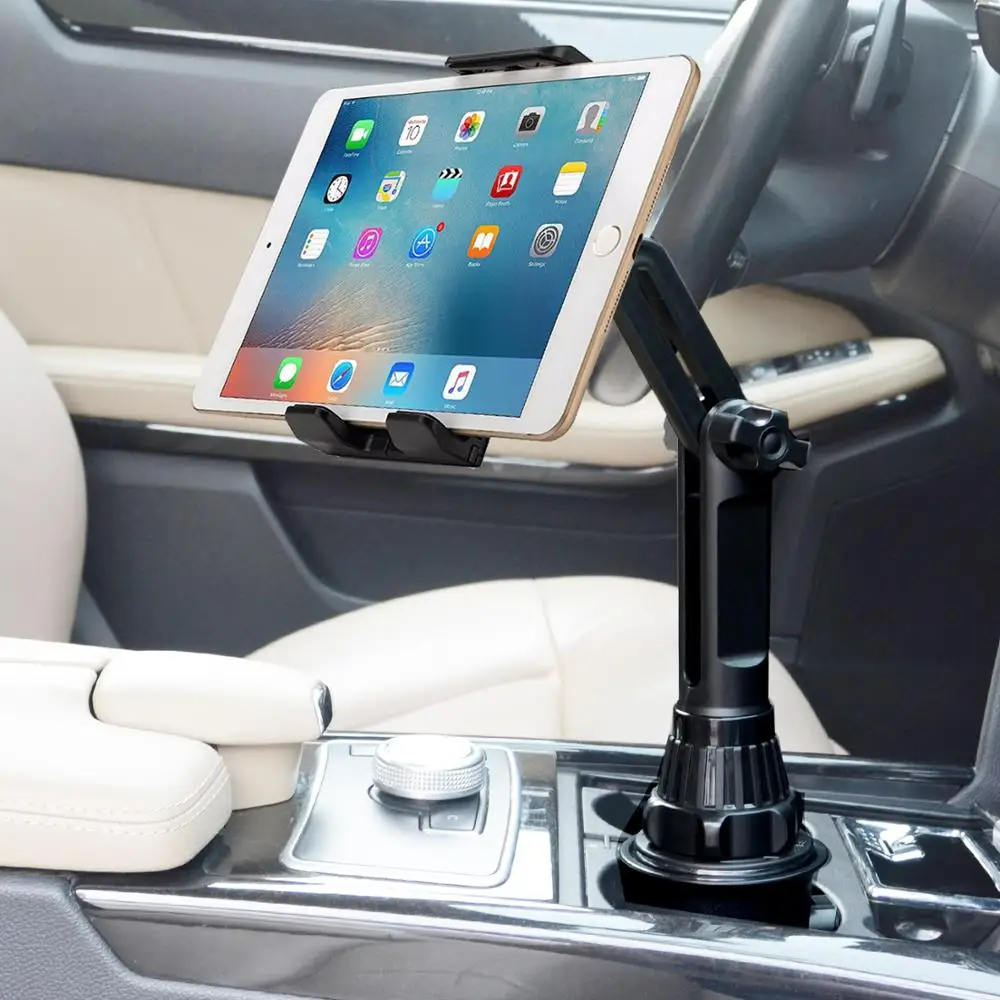 

Universal de 360 copa del sostenedor del coche Tablet automovil montaje cuna para Apple IPad Pro 129 aire 2019 Mini 4 para Sams