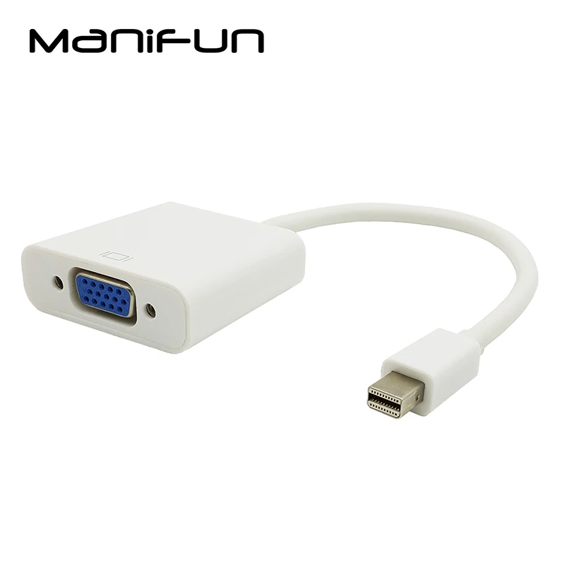 Thunderbolt Mini DP VGA Кабель адаптер преобразователь дисплейного порта для мужчин и