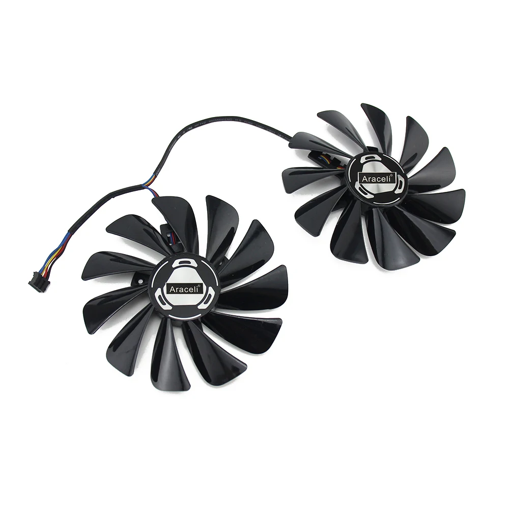 Вентилятор охлаждения графической карты XFX RX 5600 5700 XT RAW II 2 шт./компл. 95 мм|Кулеры и