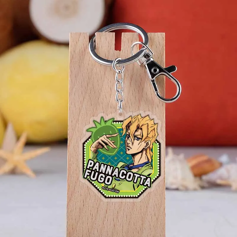 as pictured JOJOs невероятное приключение ризотто Неро ветчины Melone акриловый брелок в виде фигуры брелок украшения Коллекция Модель игрушка Косплэй - Цвет: as pictured