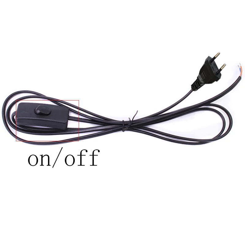 1 8 м черный белый цвет штепсельная вилка европейского стандарта с регулируемой