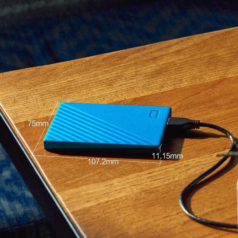 Жесткий диск Western Digital WD My Passport 1 ТБ 2 4 5 USB 3 0 Защита паролем HDD Портативный мобильный
