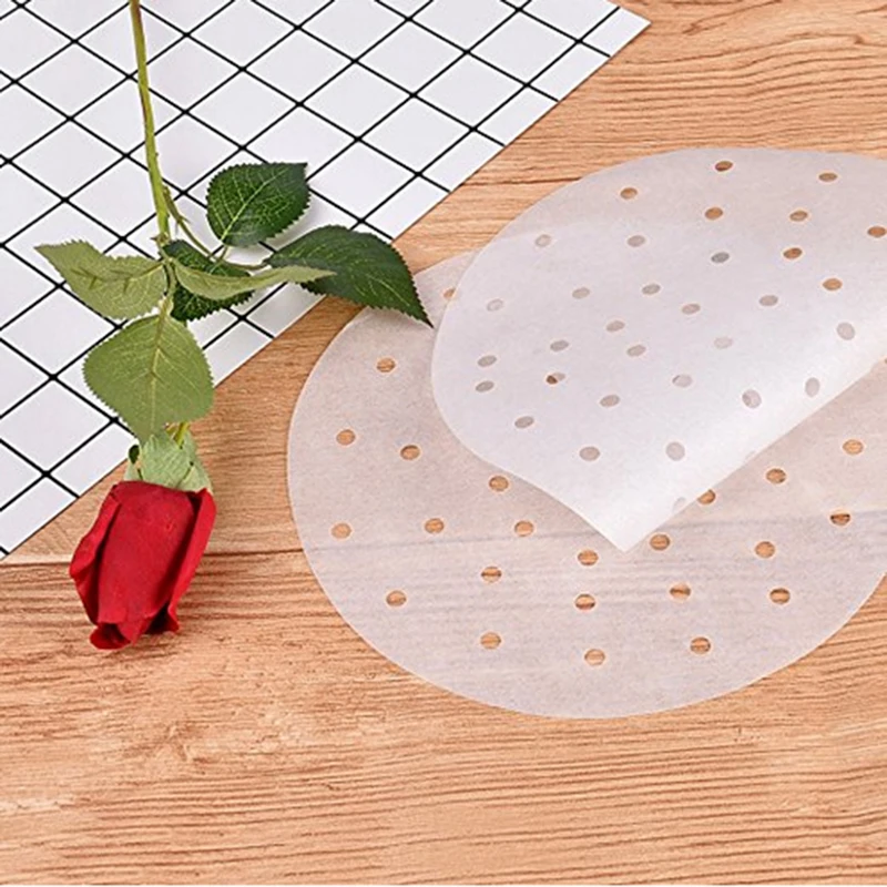 50 шт./пакет белый Бумага 9 дюймов Одноразовые масла с антипригарным покрытием