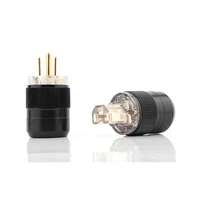 1 pair p 078t us power plugc 079t power iec plug for audio powe cable hifi power plug connctor