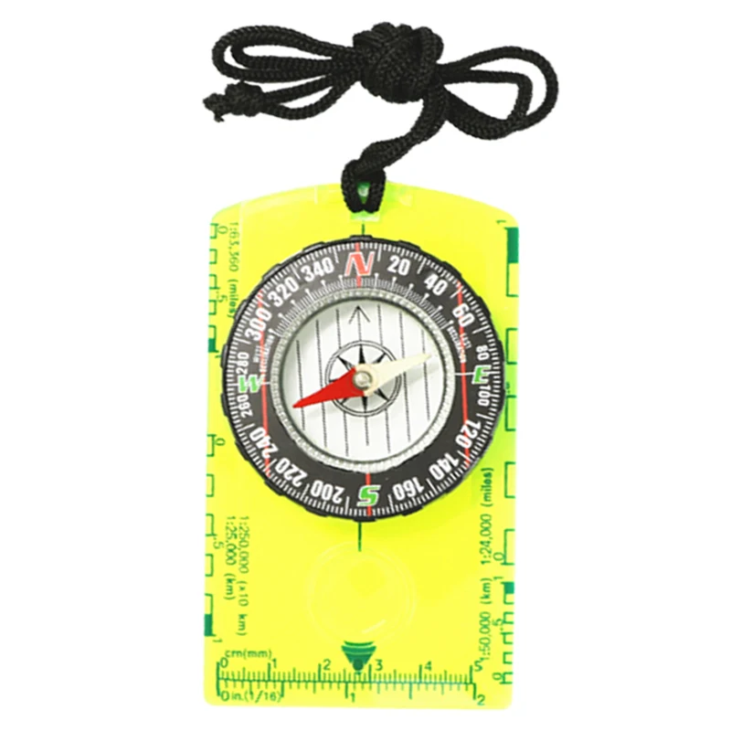 

Drawing Scale Compass Foldable Map Ruler Buckle Car Camping Hiking Pointing Guide Portable Handheld Compass Hot Sale Compass