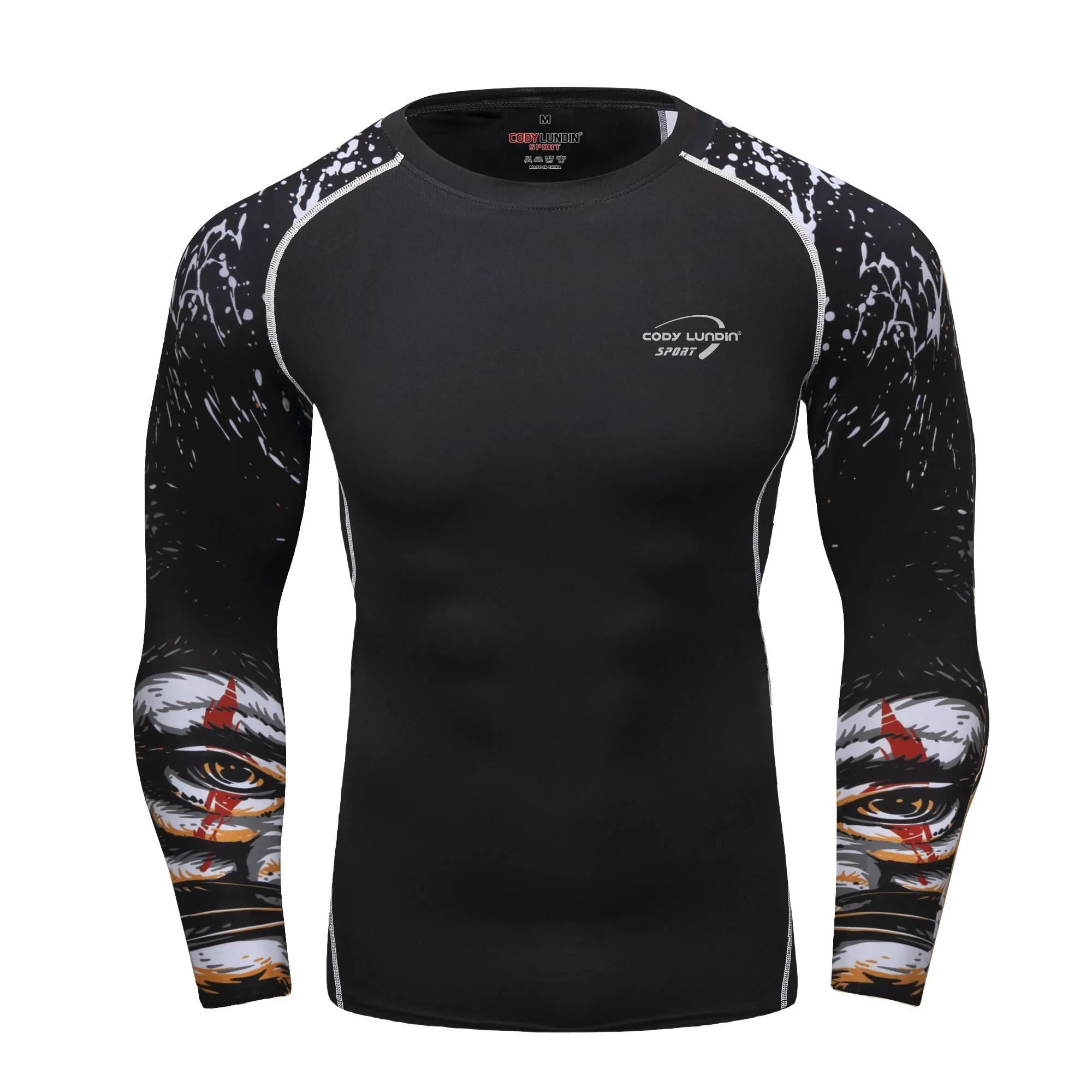 

CODY LUNDIN New UV Protection Rashguard Men Long Sleeve Swimsuit Quick Dry Surf Driving Mens T Shirt