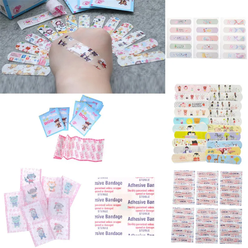 

20 шт./лот Милая повязка помощь одноразовая наклейка на рану Kawaii аптечка первой помощи для детей домашние детские клейкие повязки